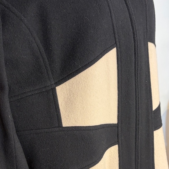 Vintage Black and Tan wool and cashmere jacket - Picture 2 of 8